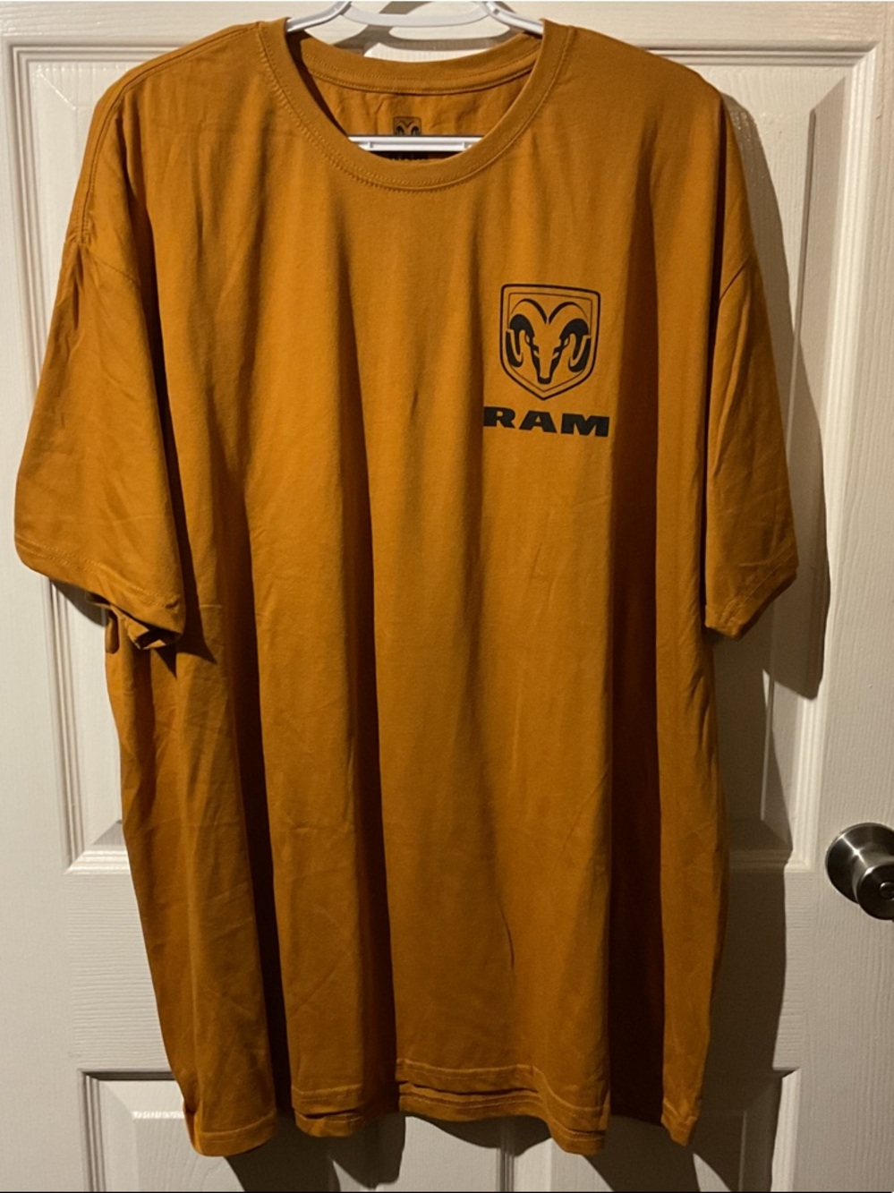 NWOT RAM Logo Short Sleeve Tee in Mustard for Men